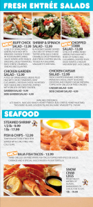 Seafood and Salads